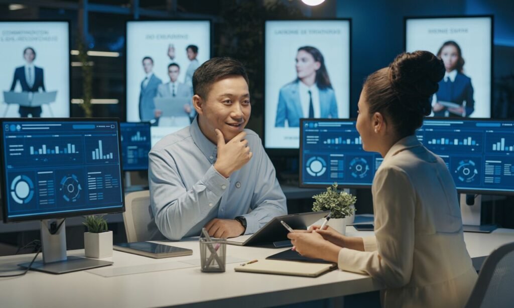 Découvrez comment l'intelligence artificielle révolutionne la communication, en explorant à la fois les opportunités qu'elle offre et les limites qui l'accompagnent. Apprenez également comment vous former pour tirer parti de ces nouvelles technologies.